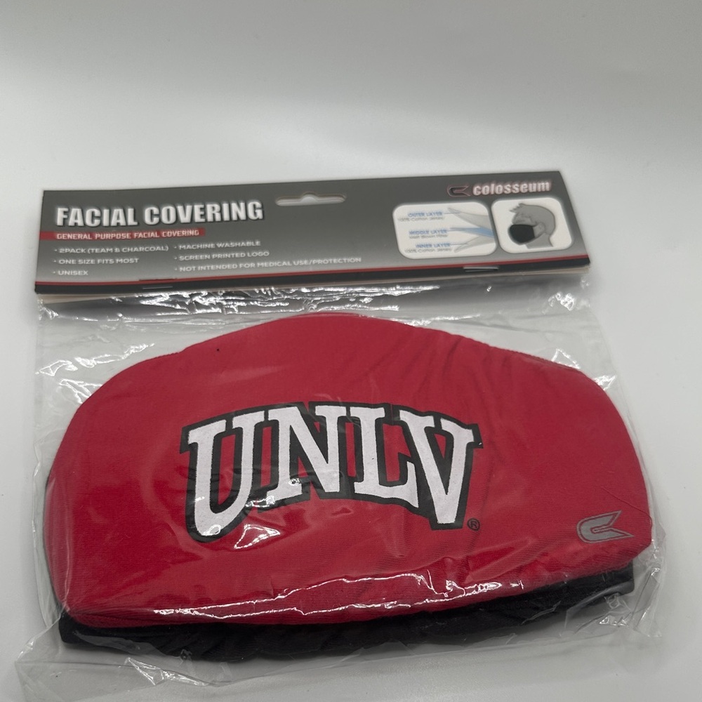 Colosseum Red UNLV Facial Covering